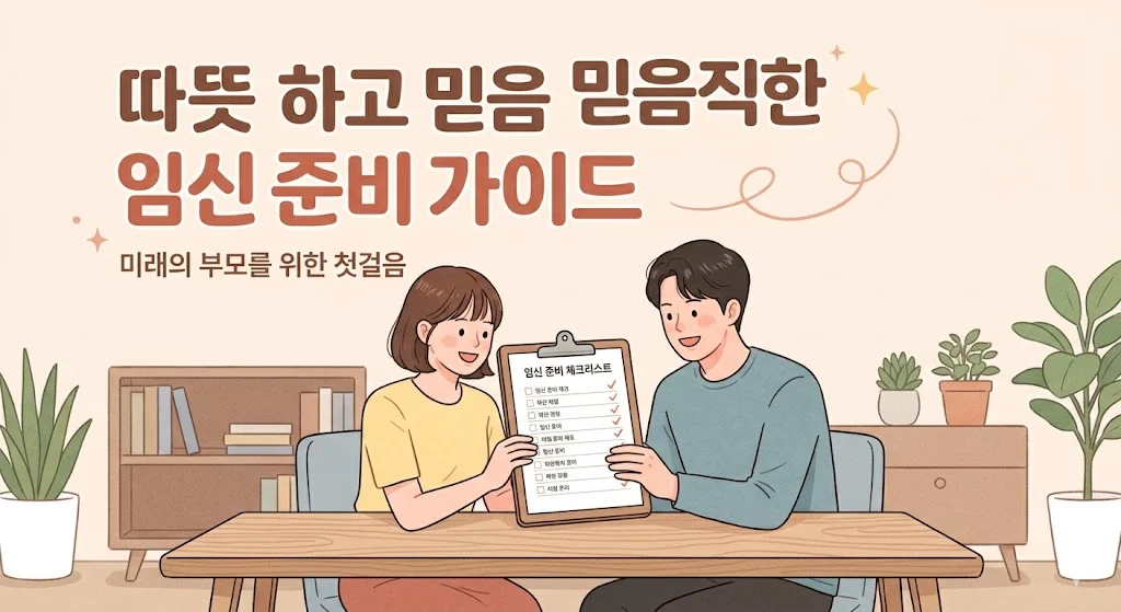 임신 준비 체크리스트 — 엽산·건강검진·생활습관,